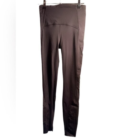 Lululemon Strength & Sweat Tight Black Stretch Athletic Yoga Run Leggings 4 - Picture 3 of 4